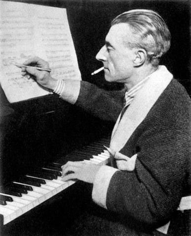 Maurice Ravel, composer, piano