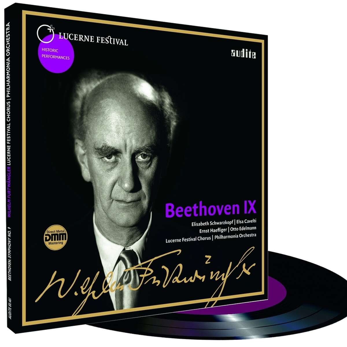 Beethoven 9th symphony Furtwangler Lucern Audite vinyl