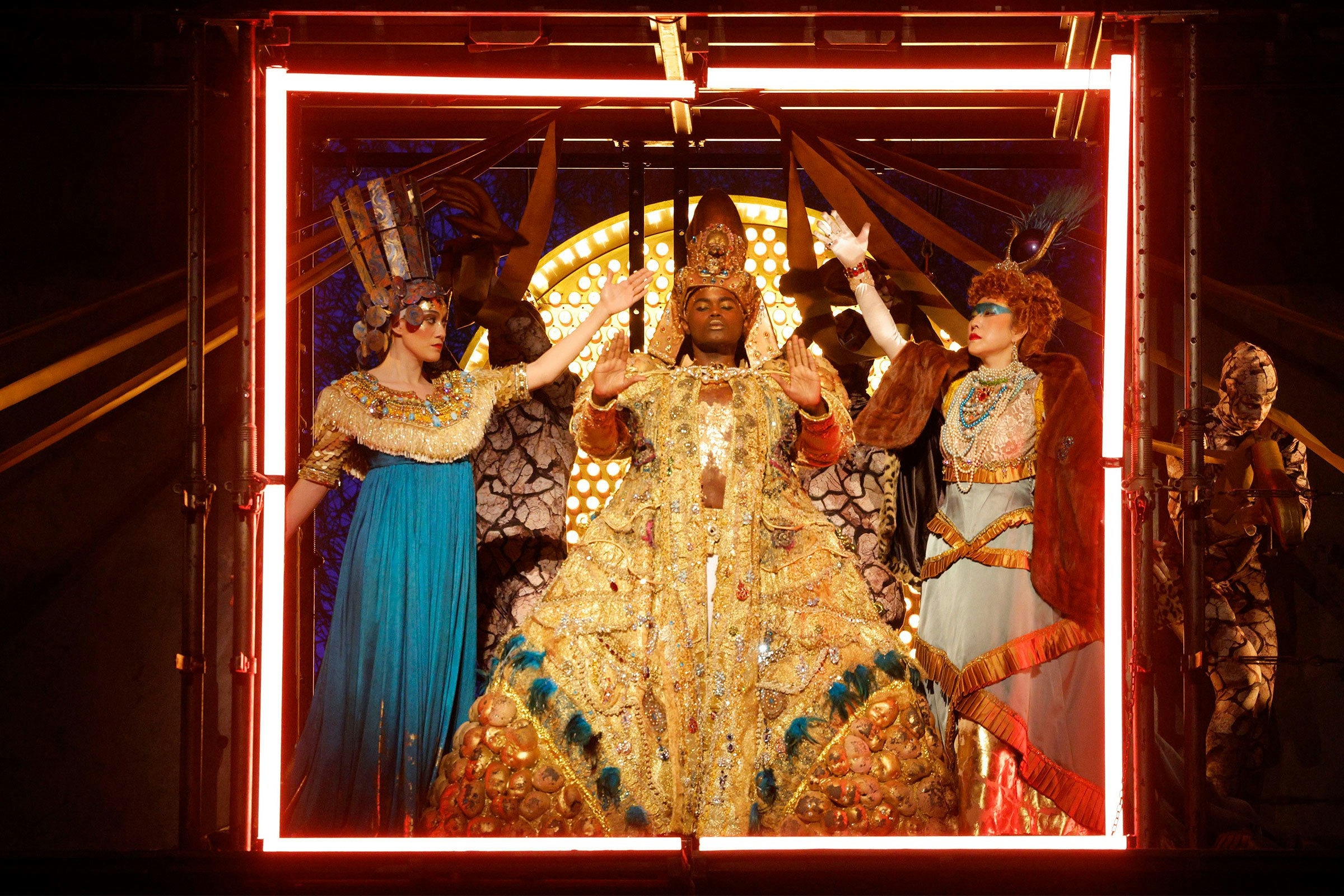John Holiday as Akhnaten (LA Opera; photo by Cory Weaver)