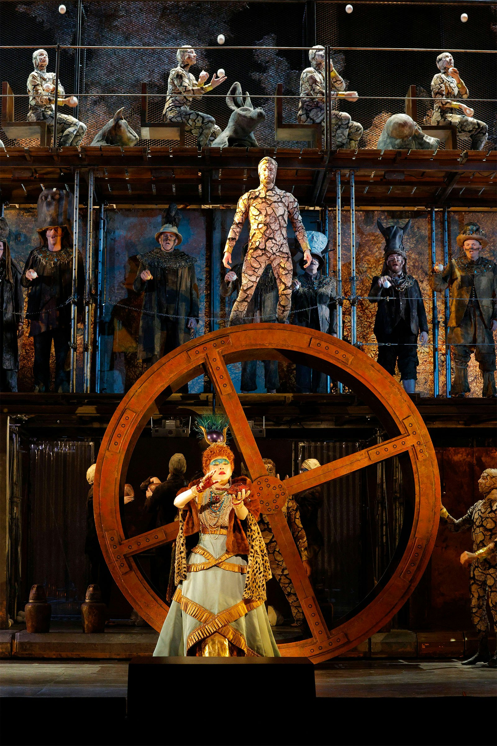 Act 1 of Akhnaten  (LA Opera; photo by Cory Weaver)