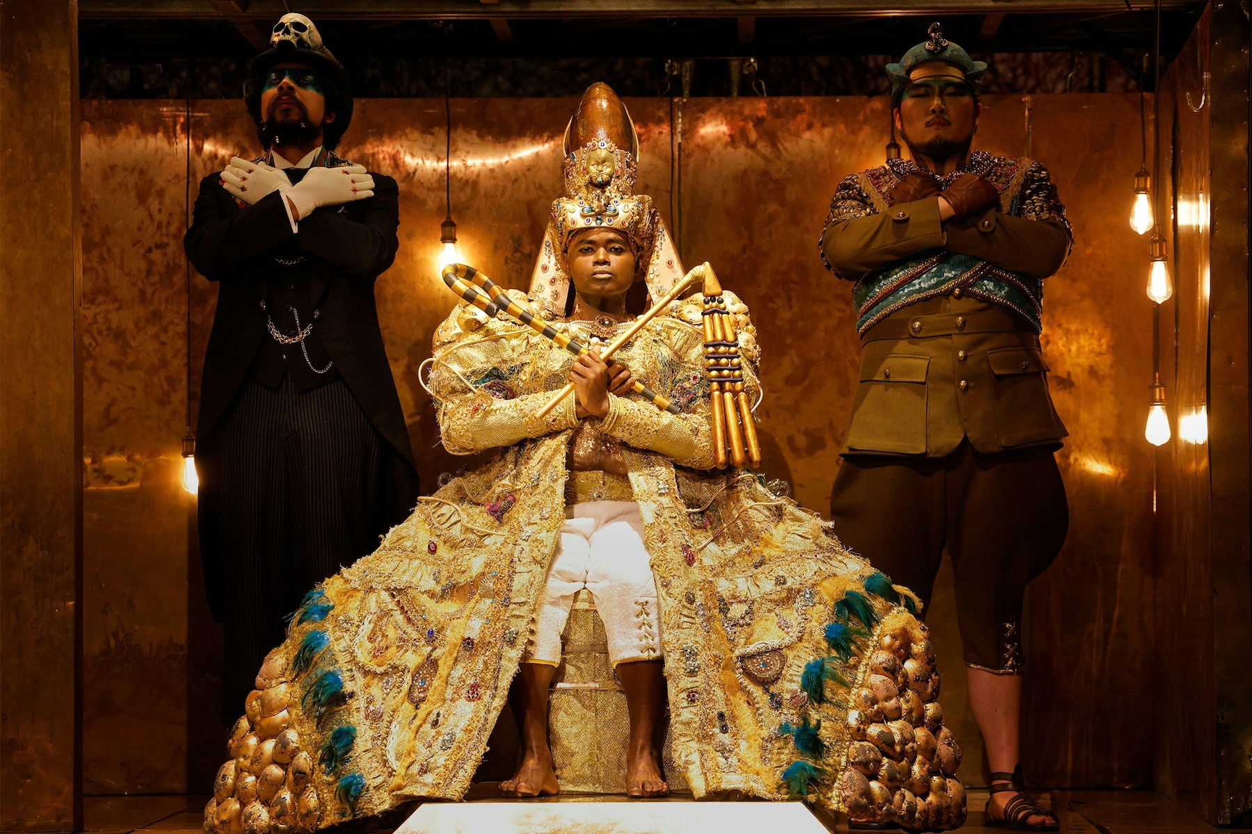 John Holiday as Akhnaten (LA Opera; photo by Cory Weaver)