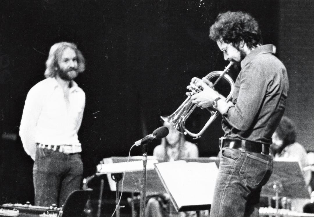 Neil Ardley with Ian Carr (by permission of the Ardley Estate)