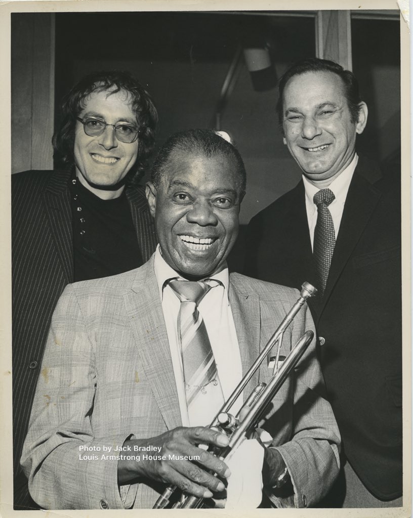 Louis Armstrong with John Barry and Hal David