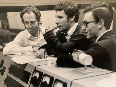 John Barry, Tom Jones (c.) and Don Black