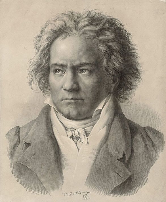 Beethoven by August Kloeber (1818)