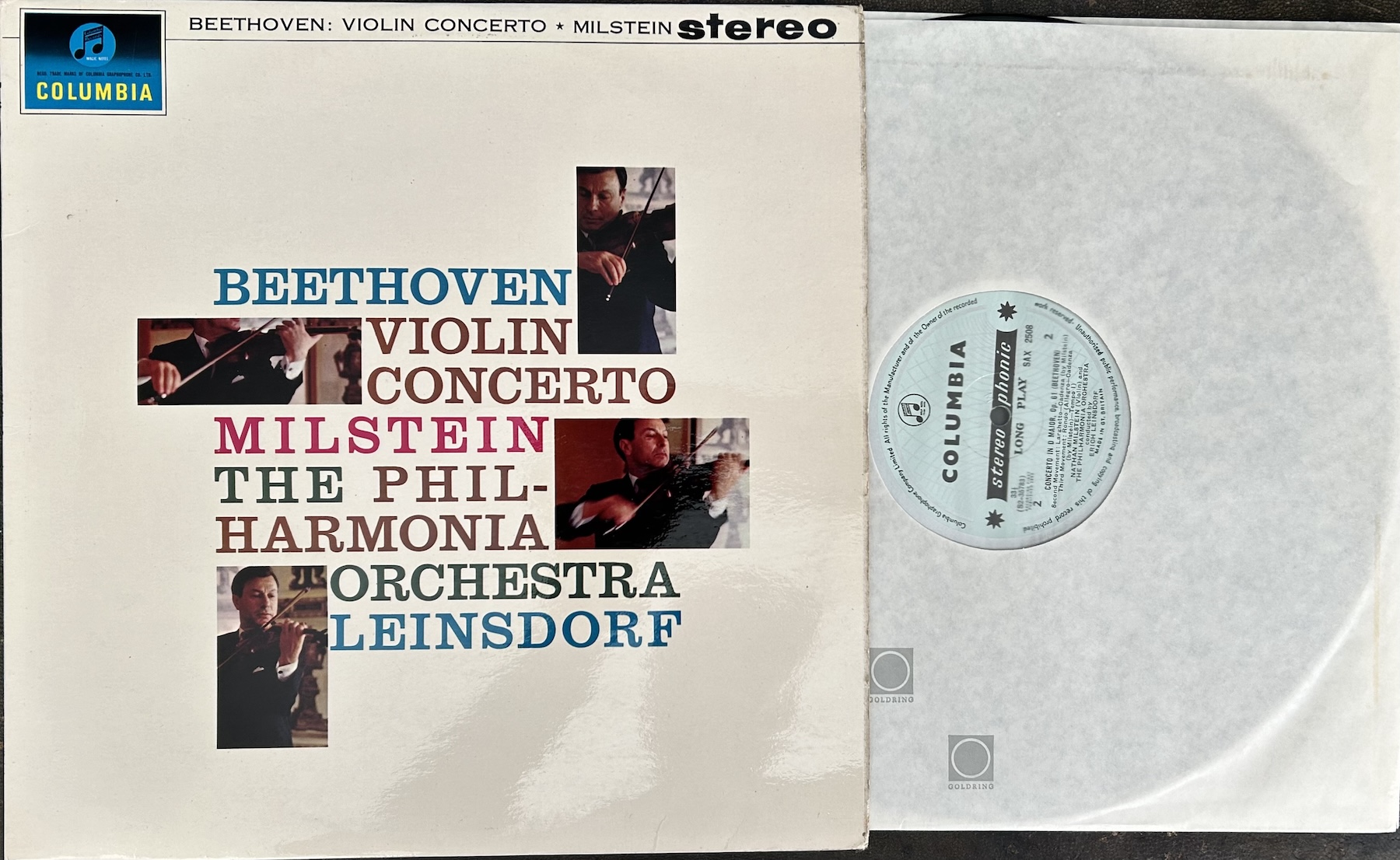 Beethoven Violin Concerto Milstein Columbia