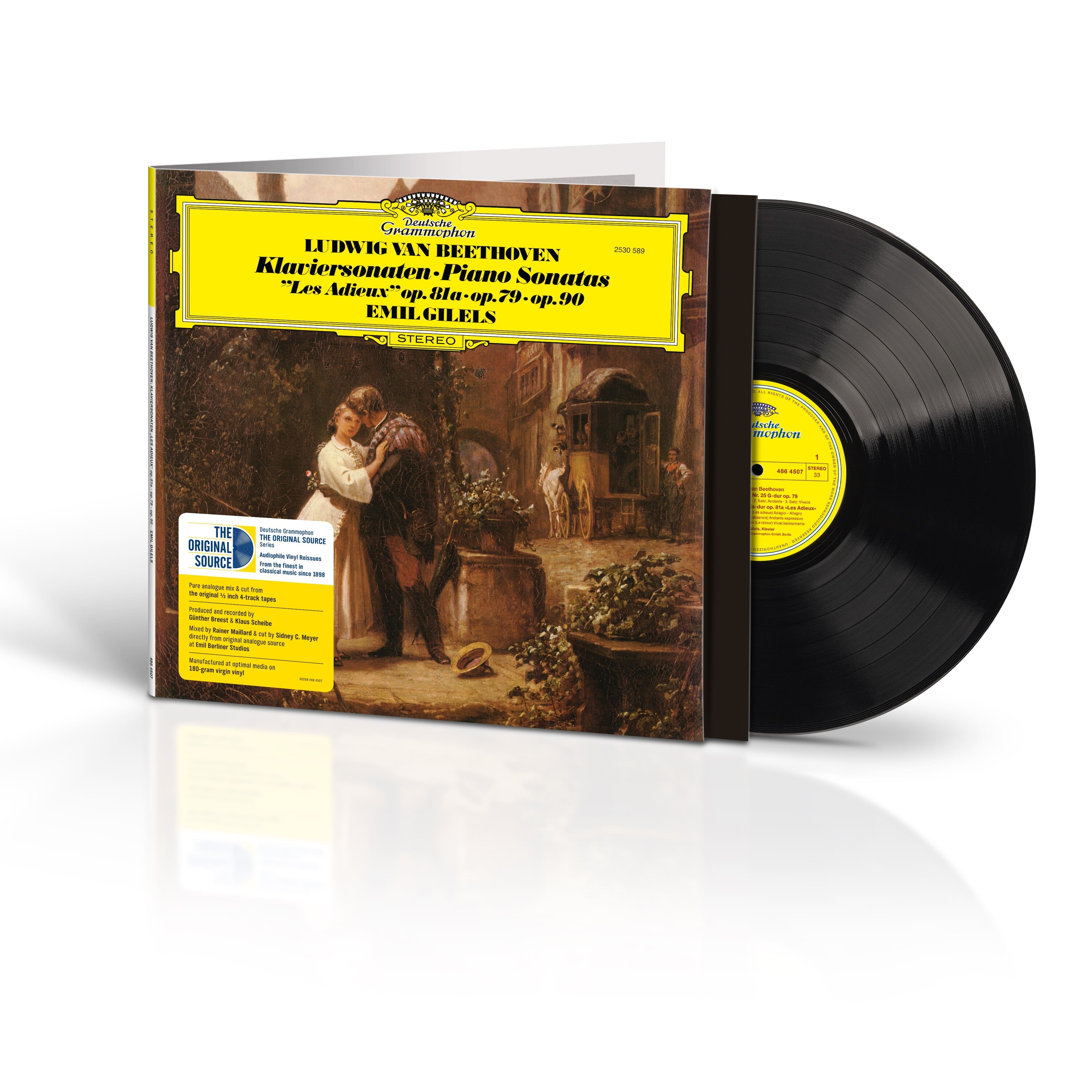 Beethoven: Piano Sonatas Nos. 25, 26 "Les Adieux" and 27  Emil Gilels  Dg Original Source