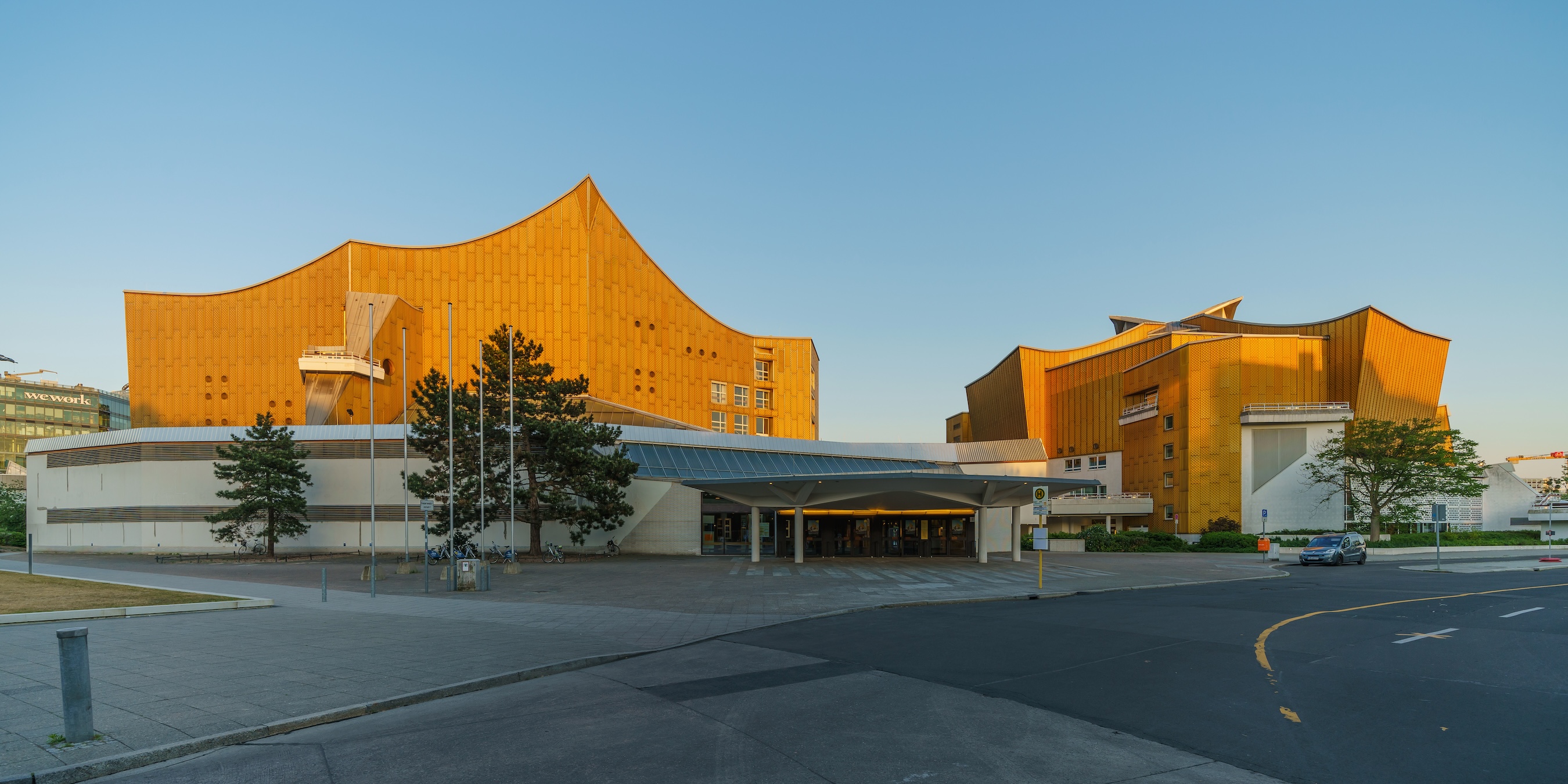 The Berlin Philharmonie concert hall