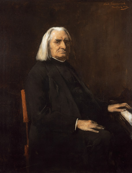 Franz (Abbé) Liszt in 1886 (Mihláy Munkácsy)