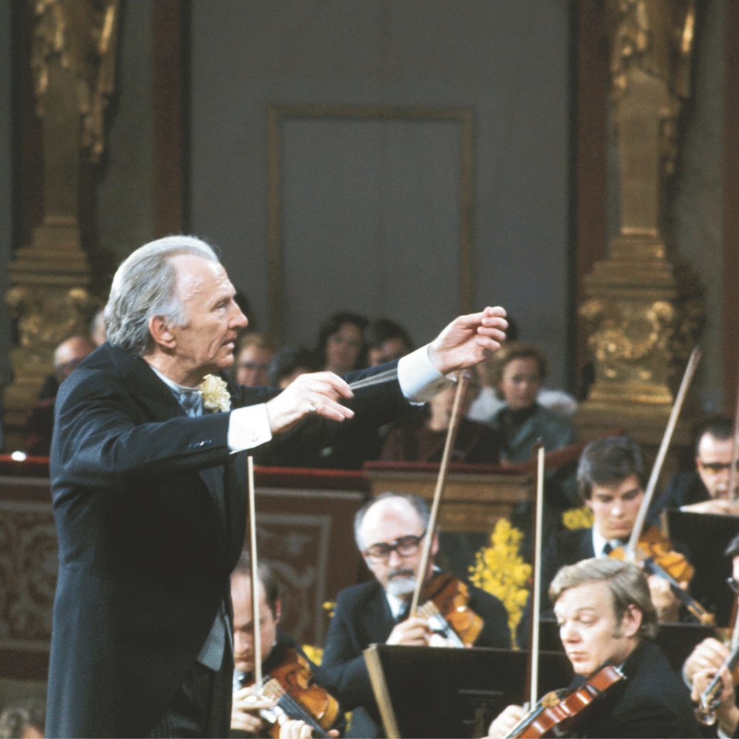 Willi Boskovsky conducting the New Year's Day Concert (Photo: Decca)