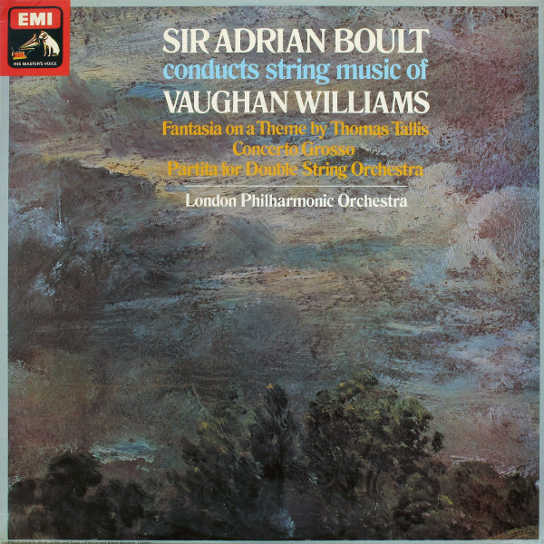 Englisg String Music Vaughan Williams Thomas Tallis Fantasia Boult