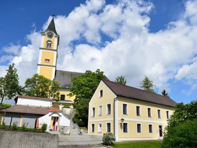 Bruckner's Birthplace and the Church of Ansfelden, Austria