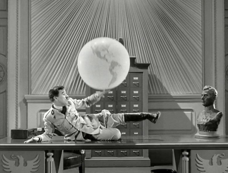 Chaplin in "The Great Dictator"