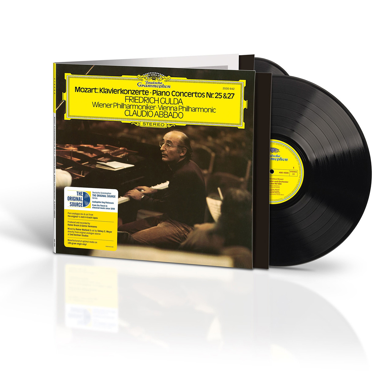 mozart piano concertos, deutsche grammophon, original source series, Friederich Gulda, Claudio Abbado