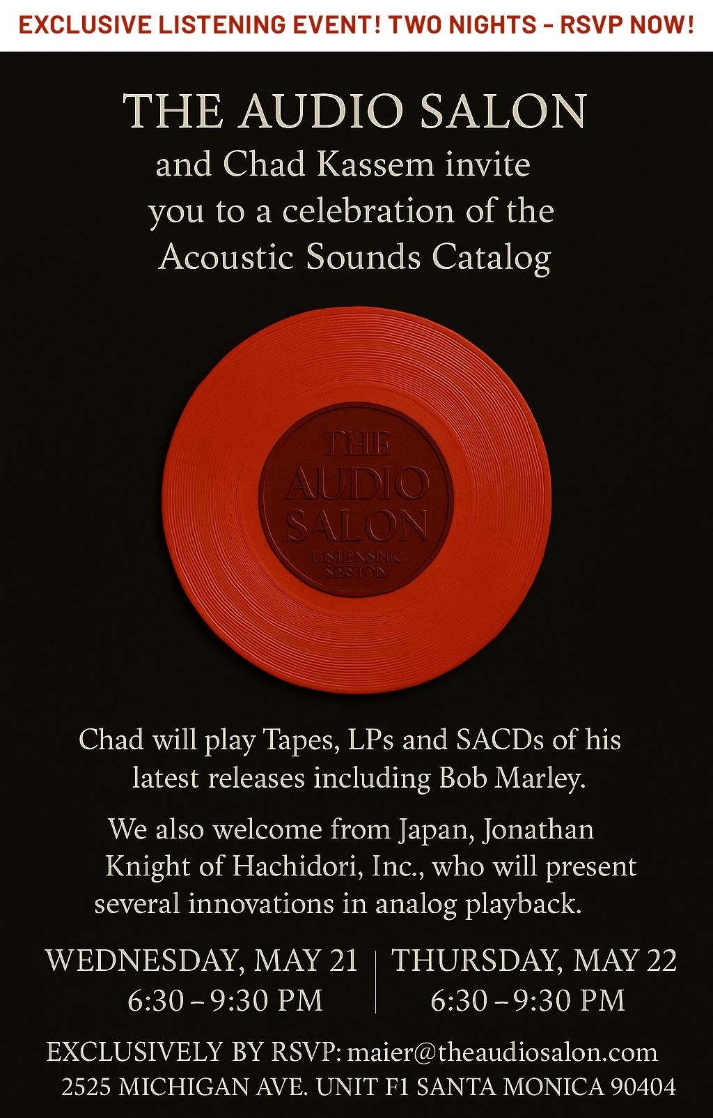 The Audio Salon and Chad Kassem