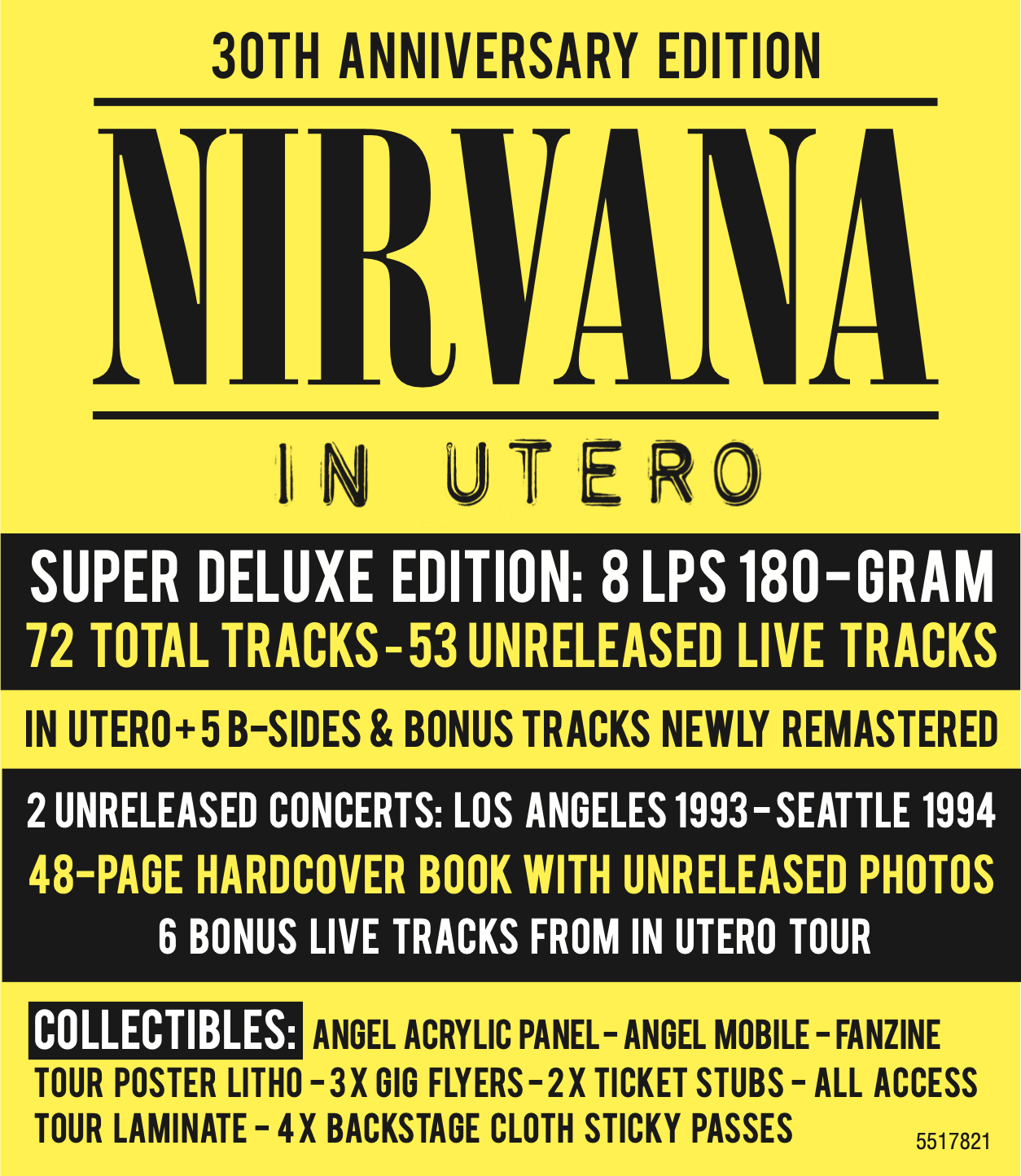 Nirvana In Utero Super Deluxe Edition
