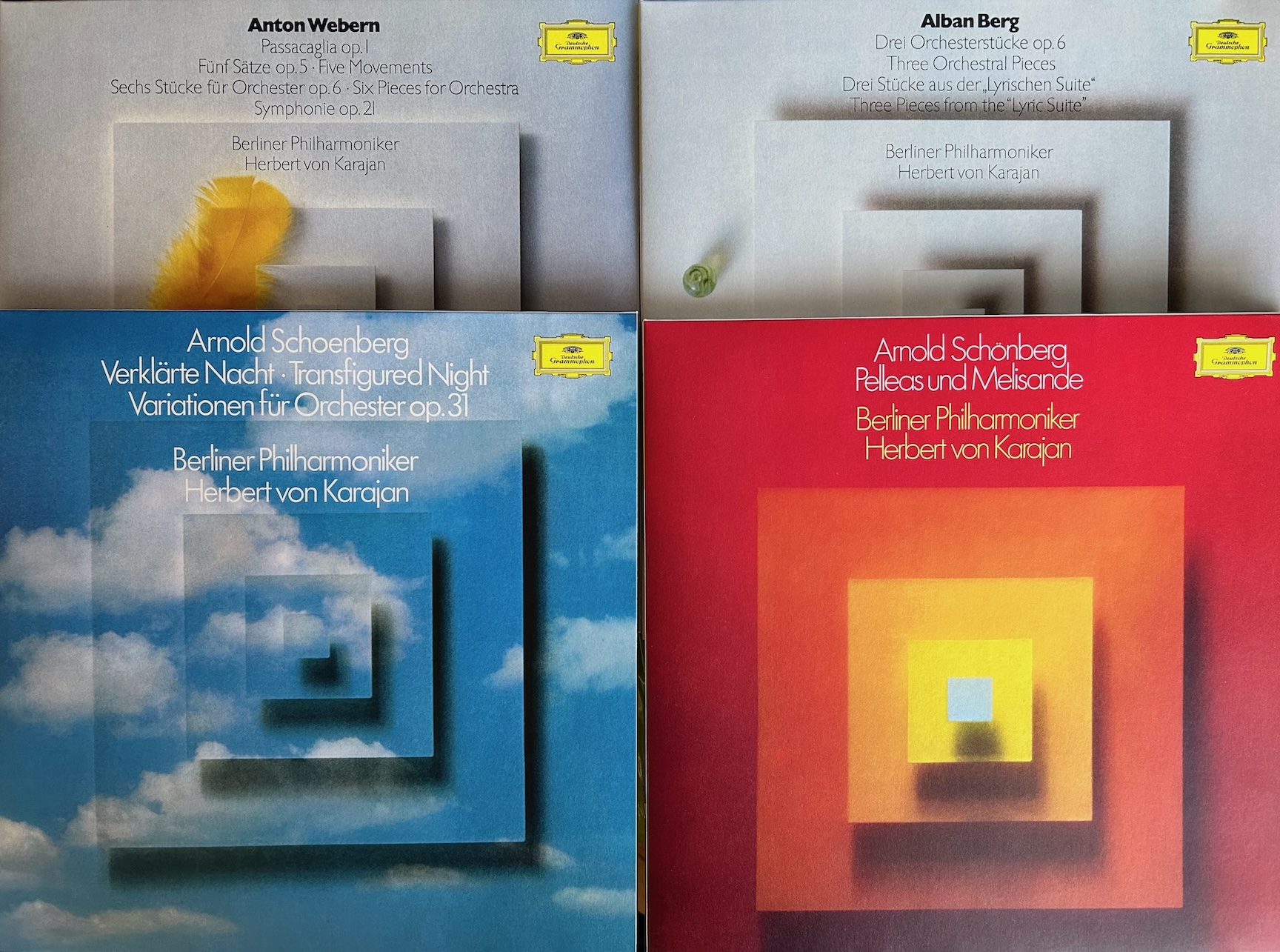 Karajan Schonberg, Webern, Berg Original Sound Series Box Set