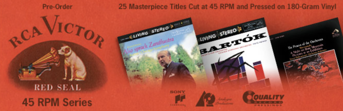 RCA Victor "Living Stereo" titles from Analogue Productions