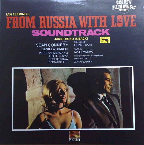 From Russia with Love Sunset Golden Film Music vinyl LP