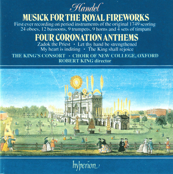 Handel Royal Fireworks Music Hyperion