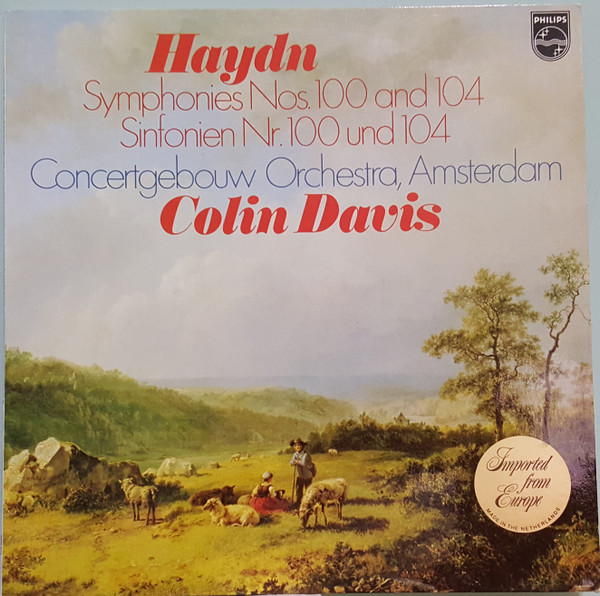 Haydn Symphonies 100 and 104 Colin Davis Concertgebouw Philips