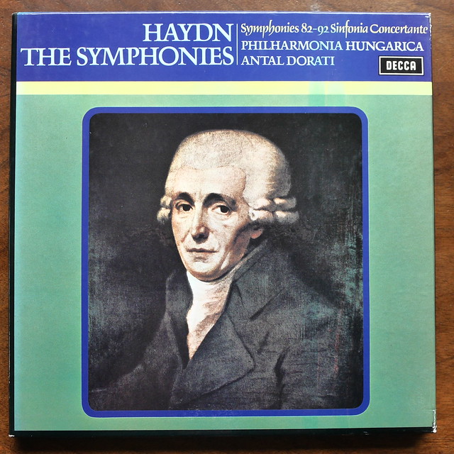 The original Decca vinyl box containing Haydn Symphony No. 85, "La Reine"