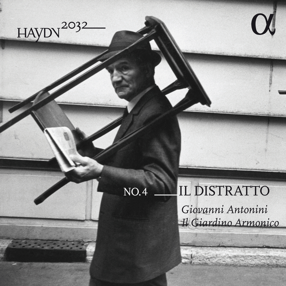 Haydn Il Distratto symphony - Typically iconoclastic artwork from one of the Haydn 2032 releases