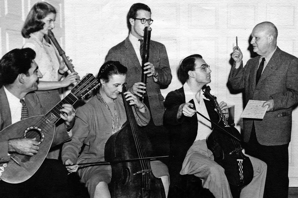 Hindemith with Yale Collegium Musicum 1950s