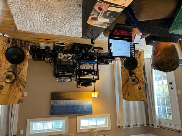 loudspeaker set up