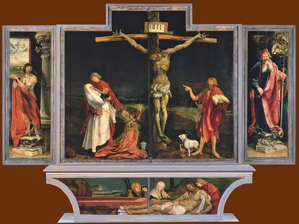 Isenheim altarpiece life and death of Christ