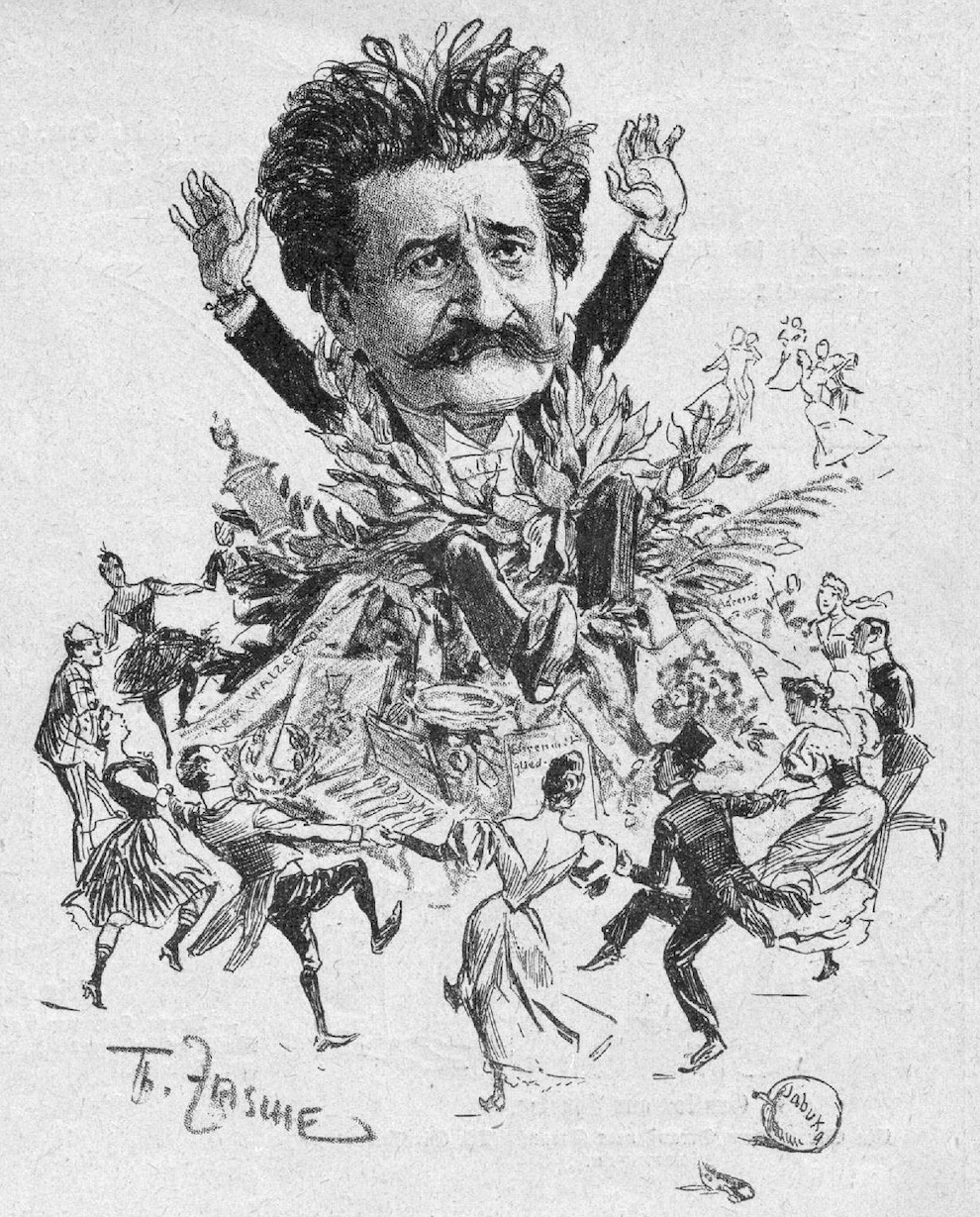 Johann Strauss II by Theo Zasche