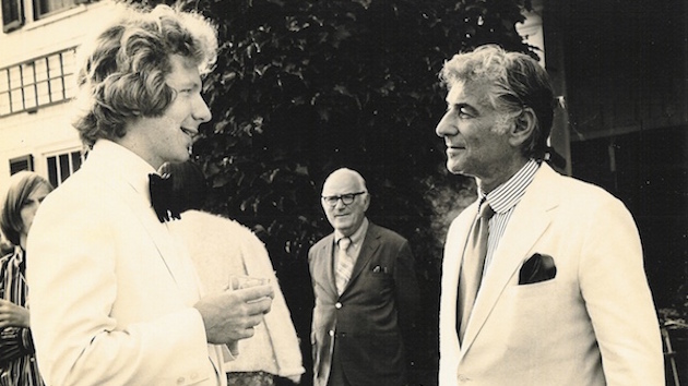 John Mauceri and Leonard Bernstein