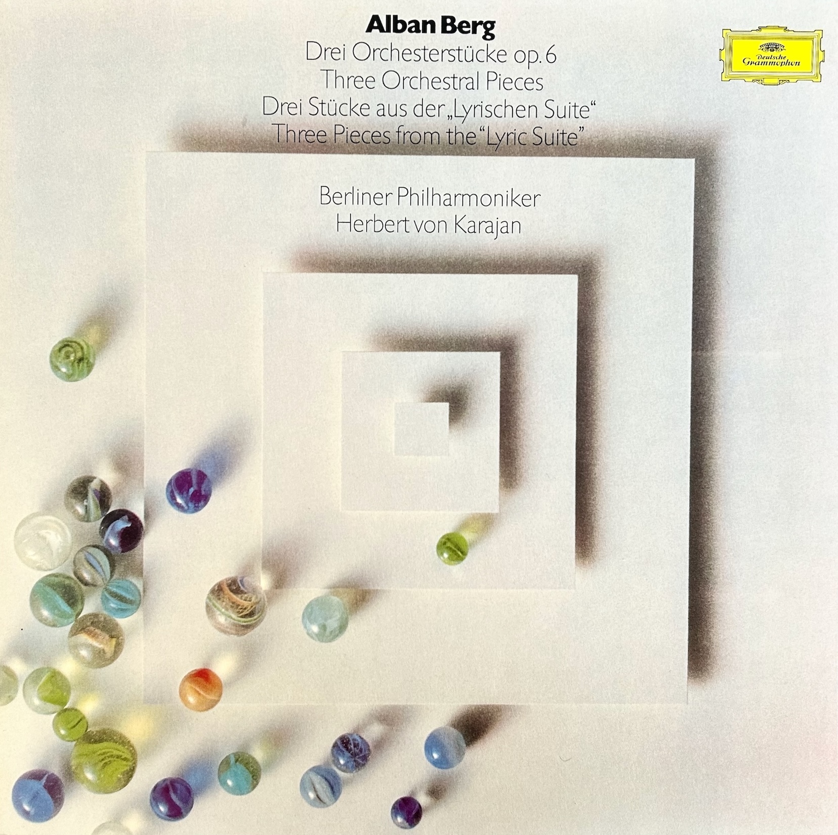 Karajan BPO Berg Three Orchestral Pieces Lyric Suite DG