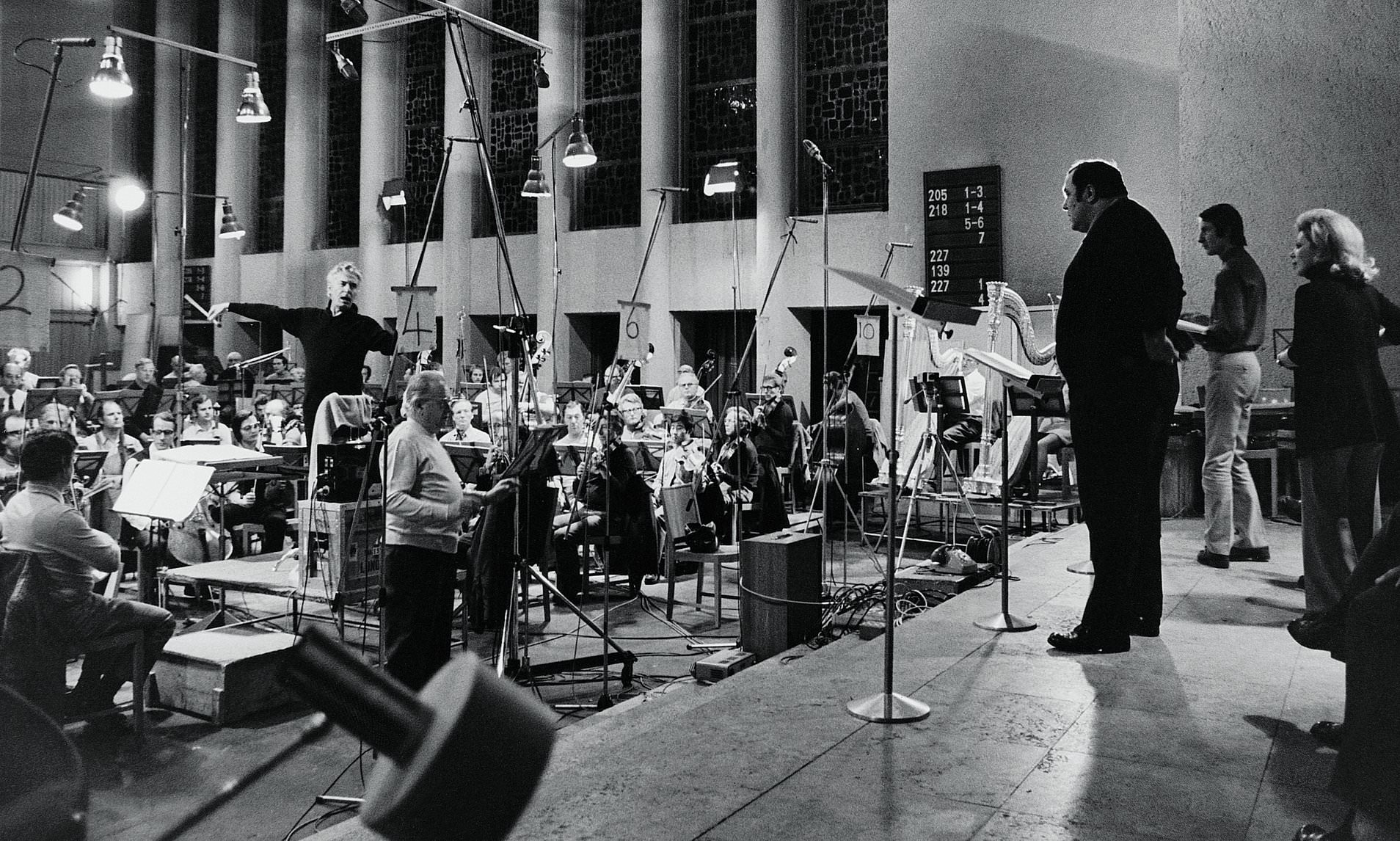 Karajan and Pavarotti Jesus-Christus-Kirche Berlin 1973