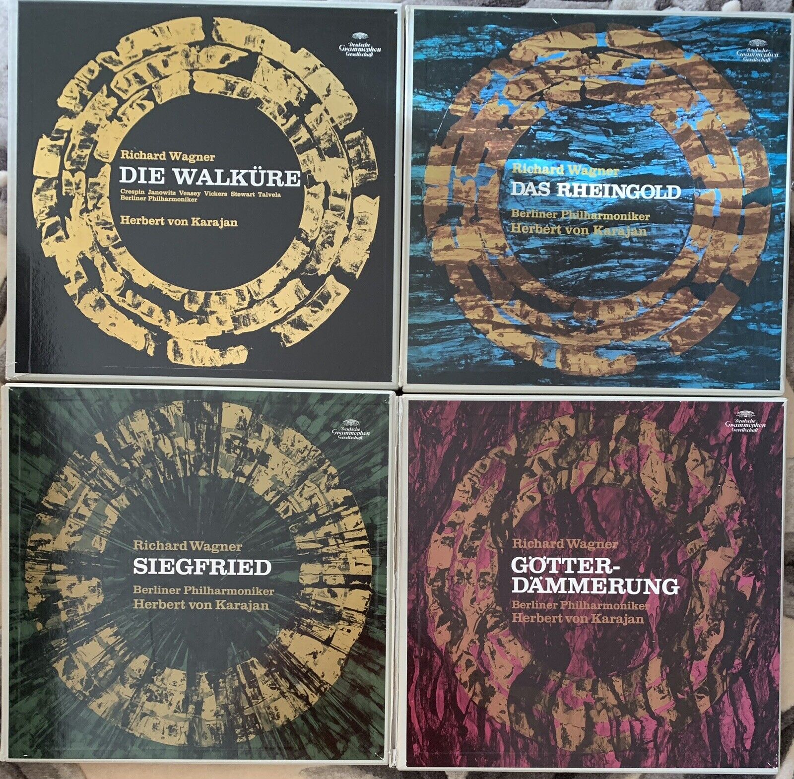 Karajan Wagner Ring original box sets