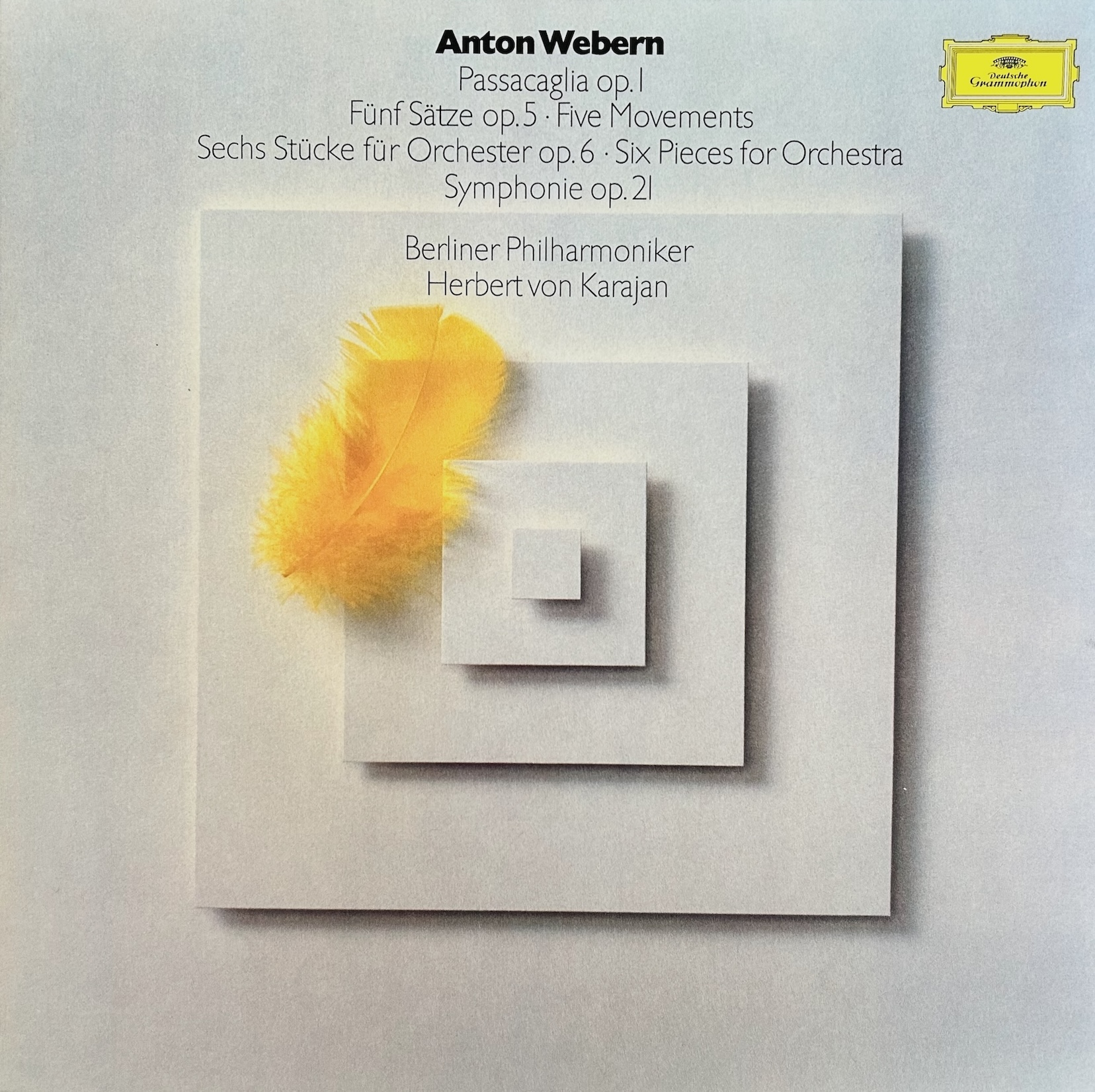 Karajan BPO Webern DG