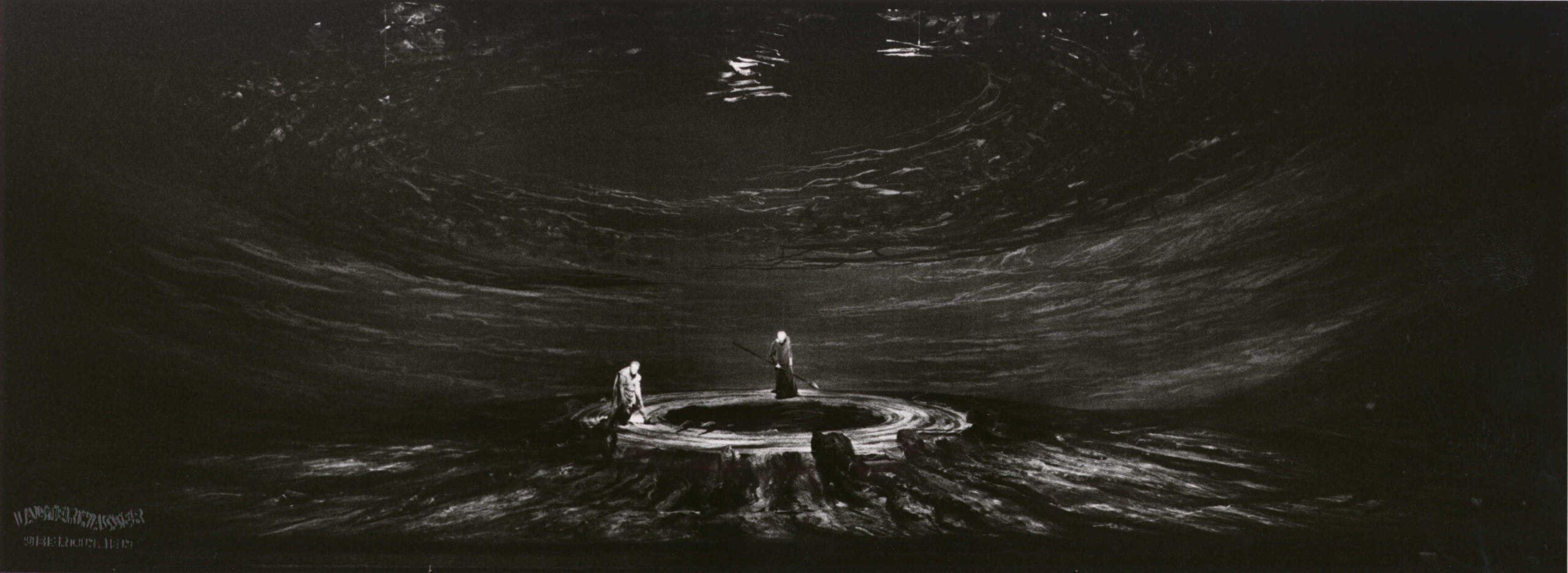 Schneider-Siemssen's set for Siegfried at Salzburg (Photo: Karajan Archive)