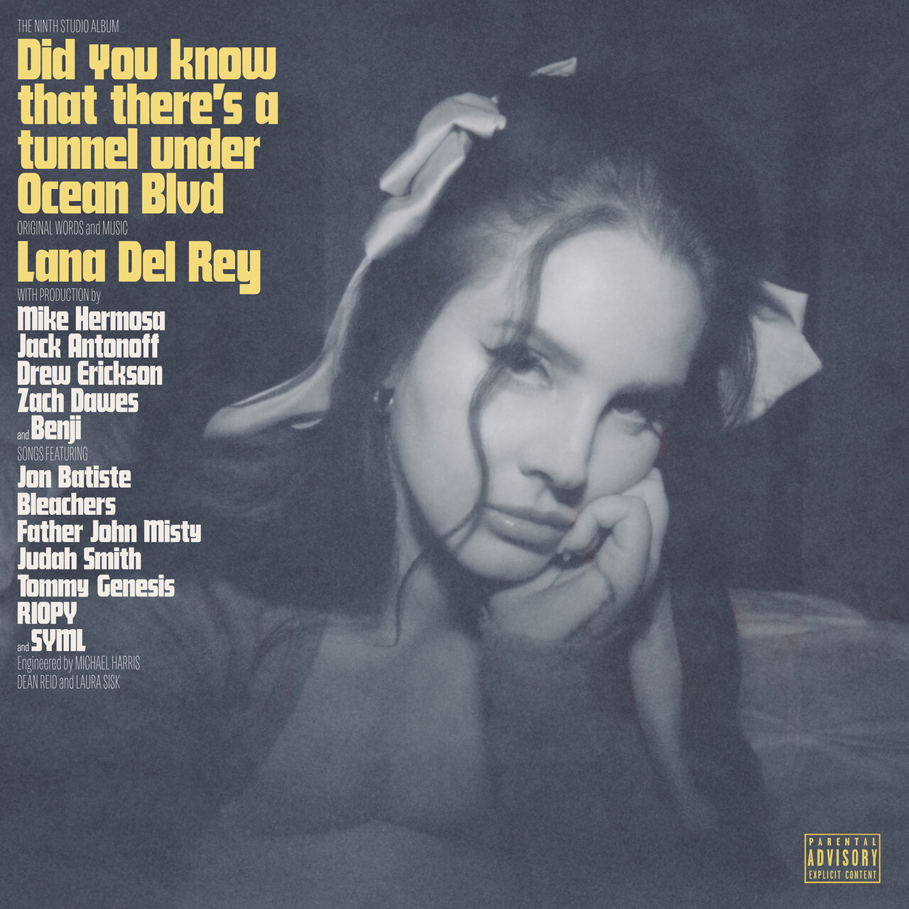 Album cover for 'Did you know that there's a tunnel under Ocean Blvd.' by Lana Del Rey