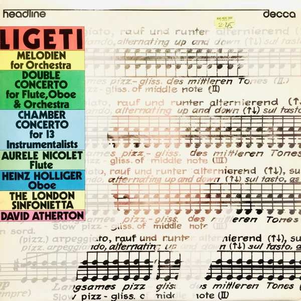 Ligeti Melodien London Sinfonietta David Atherton Decca headline