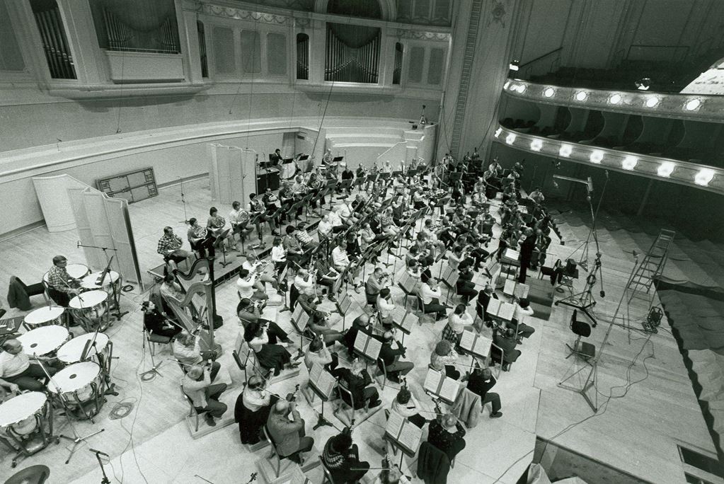 CSO recording in Symphony Hall in 1984 with Solti