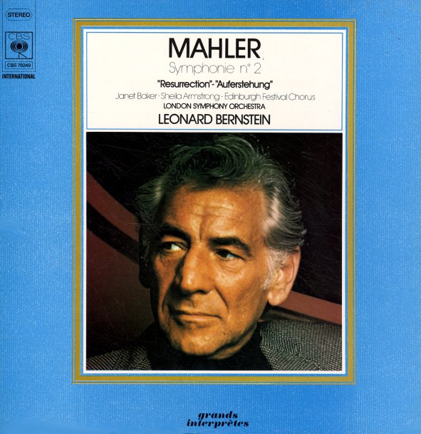 Mahler Symphony No. 2 Bernstein LSO CBS German pressing