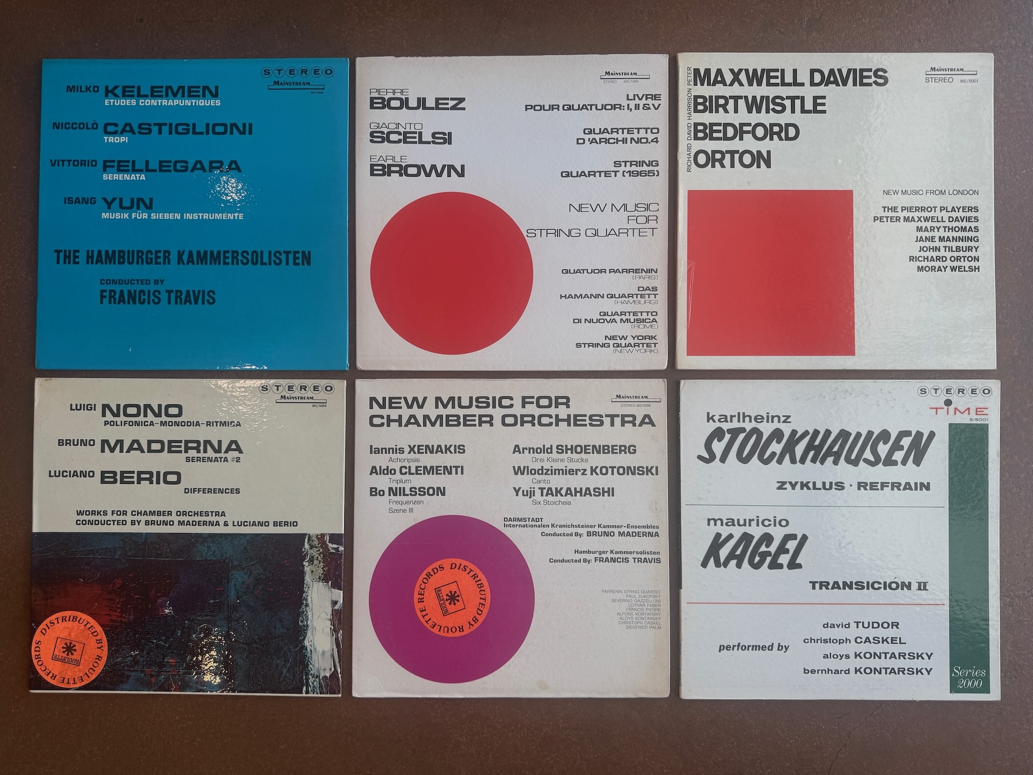 assorted Mainstream Reords titles