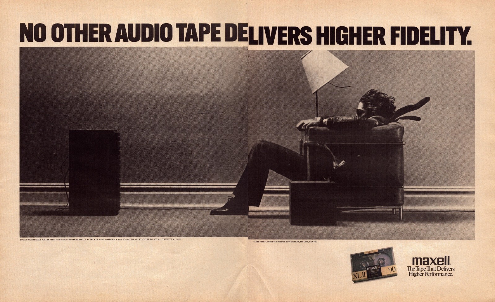 Maxell Vintage Cassette tape ad