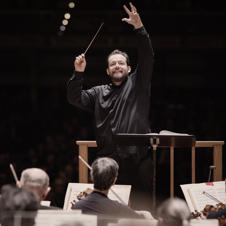 Andris Nelsons with the Boston Symphony Orchestra