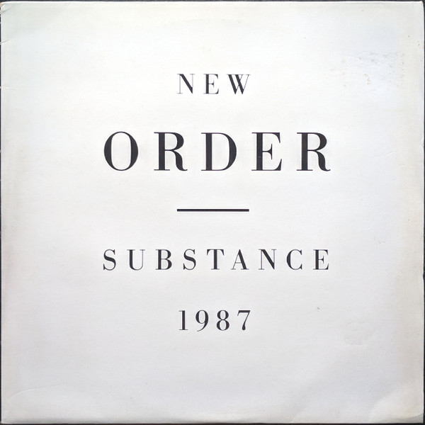 New Order Substance cover art by Peter Saville