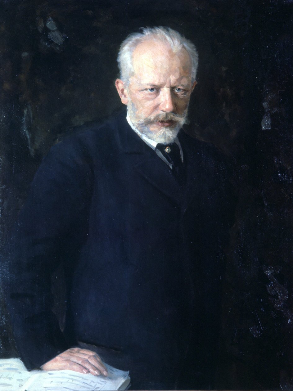 Peter Ilyich Tchaikovsky (1840-1893), as painted in the year of his death by Nikolai Kuznetsov.