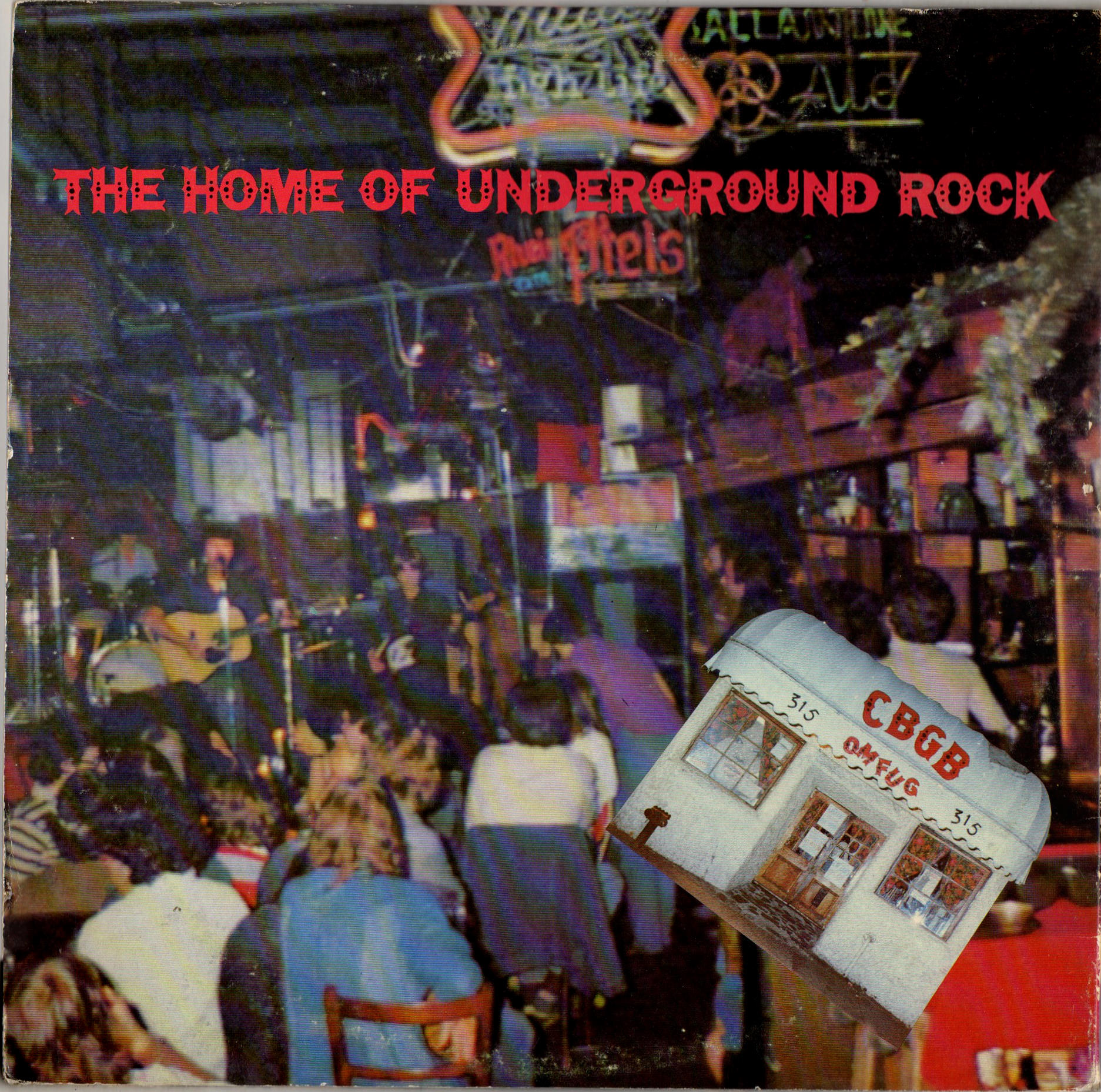 Live At CBGB's Double LP 1976 Talking Heads on stage