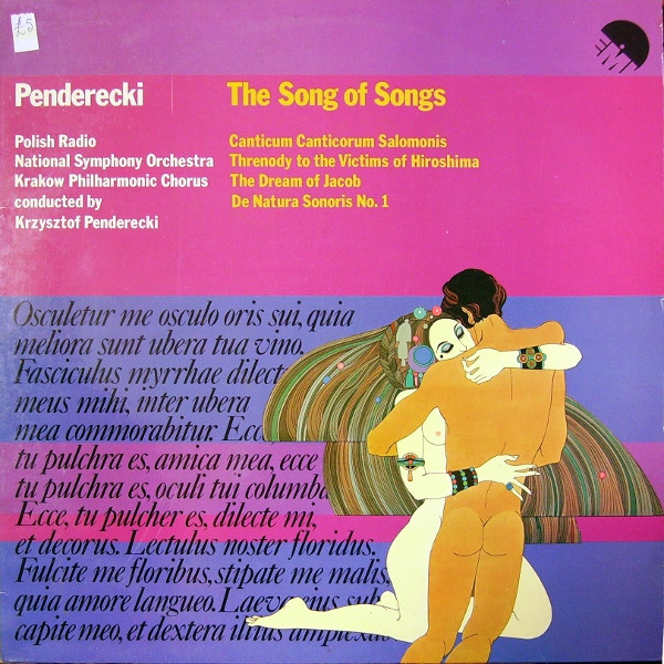 Penderecki Song of Songs Threnody etc. EMI