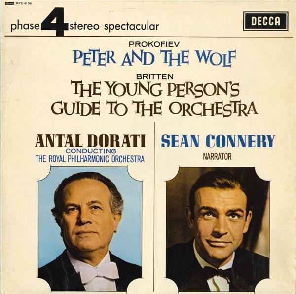 Peter and the Wolf Britten Young Person's Guide to the orchestra Dorati Sean Connery