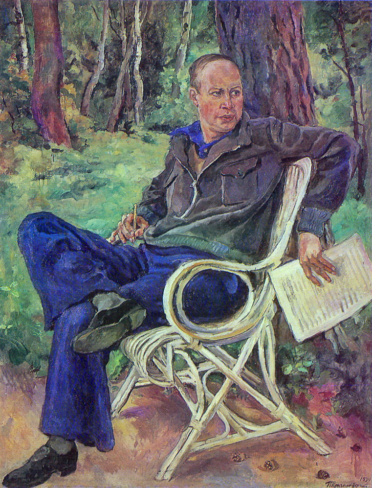Portrait of Prokofiev by Pyotr Konchalovsky (1934)